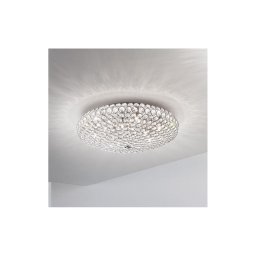 Ideal Lux - Iluminação de teto em cristal LED KING 5xG9/3W/230V diâmetro 38 cm cromado