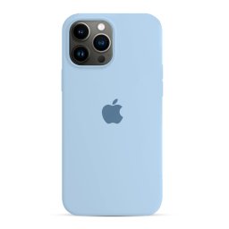 Capa de Silicone Azul Claro iPhone 13 Pro Max