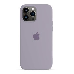 Capa de Silicone Rosa Acinzentado iPhone 13 Pro Max