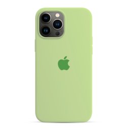 Capa de Silicone Verde Claro iPhone 13 Pro