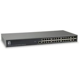 LevelOne Switch LEVEL ONE 26-Port L3 Lite Managed Gigabit 2 x SFP/RJ45 Combo - GEL-2681