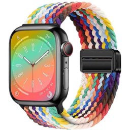 iS Bracelete Entrançada para Apple Watch 42 49mm - Multicolorido