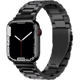 iS Bracelete Apple Watch Metálica 42/44/45mm - Preto