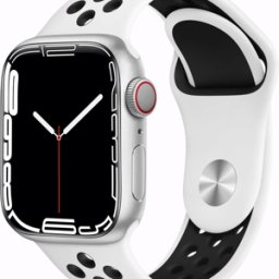 iS Bracelete Apple Watch Desportiva 38/40/41mm M/L - Branco/Preto