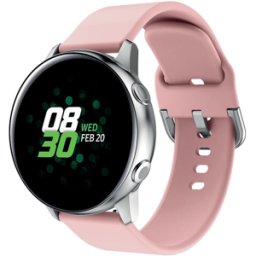 iS Bracelete Smartwatch em Silicone - Rosa