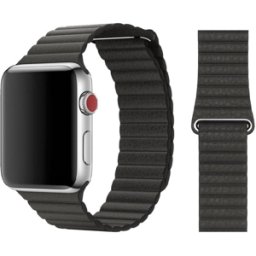 iS Bracelete Apple Watch em Pele Sintética 38/40/41mm - Preto