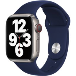 iS Bracelete Apple Watch em Silicone 38/40/41mm S/M - Azul