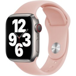 iS Bracelete Apple Watch em Silicone 38/40/41mm M/L - Areia