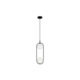 Candelabro suspenso CORDEL 2xG9/28W/230V preto