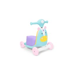 Skip Hop - Bicicleta de empurrar 3em1 ZOO unicórnio 3xAAA