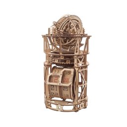 Ugears - 3D puzzle mecânico de madeira Relógio com turbilhão