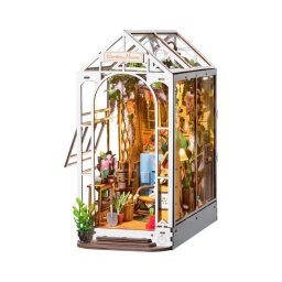 RoboTime - Casa LED para livros Jardim casa 3D puzzle 2xAAA