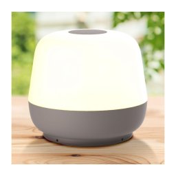 Lâmpada de mesa LED dimmável SAMBA LED/1,2W/5V USB 1200mAh IP44 cinza