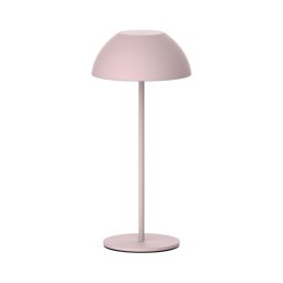 Lâmpada de mesa LED dimmável TANZANIA LED/1,8W/5V USB 1800mAh IP44 rosa