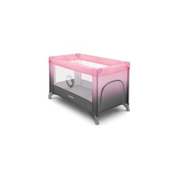 Lionelo - Berço de viagem STEFI rosa/cinzento