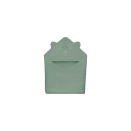 Lionelo - Toalha de Banho Infantil com Capuz em Muselina Green Forest