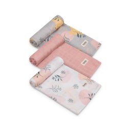 Lionelo - Conjunto de 3 fraldas de bambu BAMBOO SET 70x70 cm Leaf