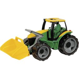 Trator com pá de 65 cm verde/amarelo