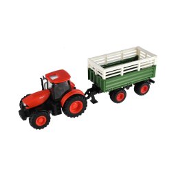 Trator Zetor com reboque — alimentado por 2x pilhas AA, com controlo remoto