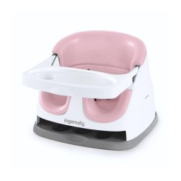 Ingenuity - Assento elevatório 2 em 1 BABY BASE para cadeira de refeição, rosa