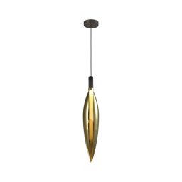 Lustre NORDIC suspenso com cabo – 1xG9/5W/230V, preto/dourado