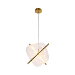 Lustre LED suspenso por cabo RELAX LED/15W/230V dourado/branco
