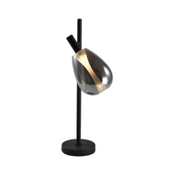 Candeeiro de mesa DENSO 1xG9/5W/230V, acabamento cromado preto