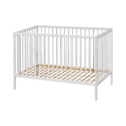 PETITE&MARS - Berço infantil NELA BEECH 120x60 cm branco/faia