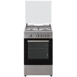 Fogão MonoBloco a Gás Gás Butano / Propano 4 Bocas + Forno 49L TFF5052X.2 (Inox) - TELEFAC