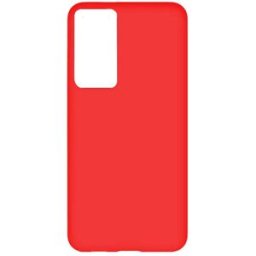 iS Capa de Silicone para Samsung S22 - Vermelho