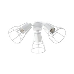 FARO 33716 - Luz para uma ventoinha YAKARTA 3xE27/15W/230V branco