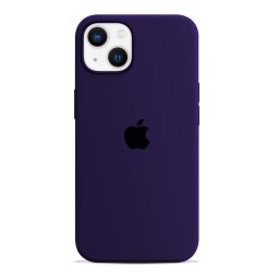 Capa de Silicone Roxo Escuro iPhone 13 14