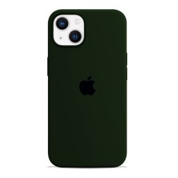 Capa de Silicone Verde Escuro iPhone 13 14