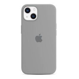 Capa de Silicone Cinzento Claro iPhone 13 14