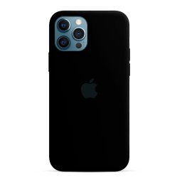 Capa de Silicone Preto iPhone 12 Pro Max