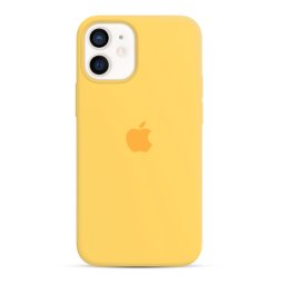 Capa de Silicone Amarelo iPhone 12 12 Pro