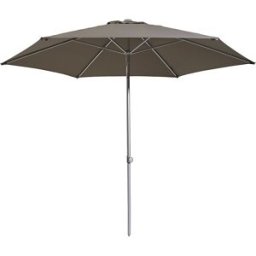 kaiserkraft Guarda-sol, design angular, Ø 3000 mm, armação em alumínio, taupe, Guarda-sol, design angular, Ø 3000 mm, armação em alumínio, taupe. Assento e encosto de 6 peças. Design clássico. Fator de proteção solar LSF 50+. O pé do guarda-sol é fabricad