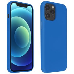 Capa de Silicone Azul iPhone 12 Pro Max