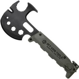 Off Grid Tools Survival Axe Elite, verde, machado de mão