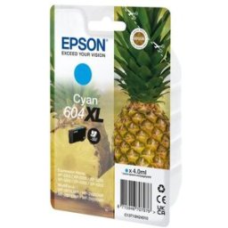Epson 604XL - 4 ml - azul cyan - original - blister com RF/alarme acústico - tinteiro - para Expression Home XP-2200, 2205, 3200, 3205, 4200, 4205, WorkForce WF-2910, 2930, 2935, 2950