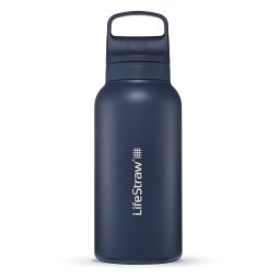 LifeStraw Go 2.0 Garrafa de Filtro de Água em Aço Inoxidável 1L Mar Egeu LGV41SASWW