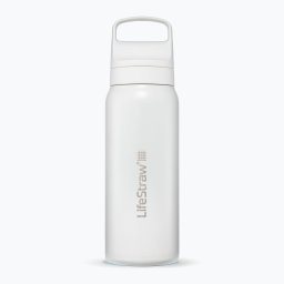 LifeStraw Go 2.0 Garrafa de Filtro de Água em Aço Inoxidável 1L Branco LGV41SWHWW