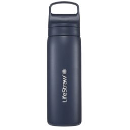 Garrafa Filtro de Água LifeStraw Aço Inoxidável; 18oz; Mar Egeu LGV418ASWW