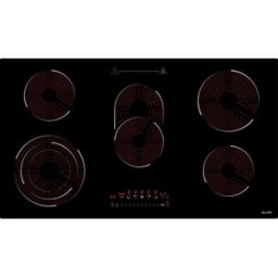 Placa Vitrocerâmica 5 Zonas 8700W (Preto) - SILVER