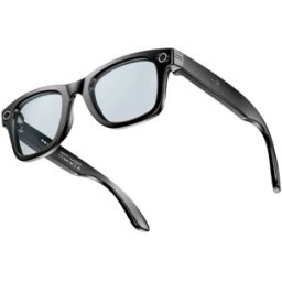 Óculos Inteligentes W600 c/ Câmara HD IP65 (Transparente/Preto)