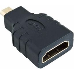 Adaptador HDMI Femea -> Micro HDMI Macho (Preto) - GEMBIRD