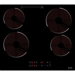 Placa Vitrocerâmica 4 Zonas 6000W (Preto) - SILVER