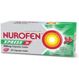 Nurofen Xpress Cápsulas Moles Dor e Febre 20 cápsulas