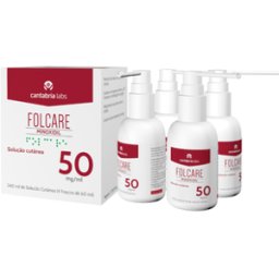 Folcare Minoxidil Queda de cabelo 4 x 60 ml