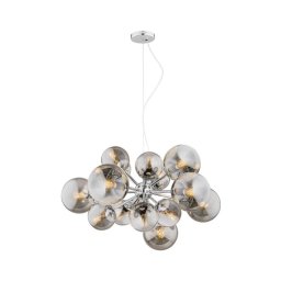 Argon 5022 - Candelabro suspenso SATELITE 15xE27/15W/230V cromado brilhante
